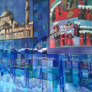Bilecik Osmanlı Padişahları Tarih Şeridi Duvar Sanat Eserleri
