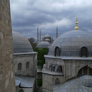 İstanbul Ayasofya Müzesi'nden Sultan Ahmet Cami Görünümü