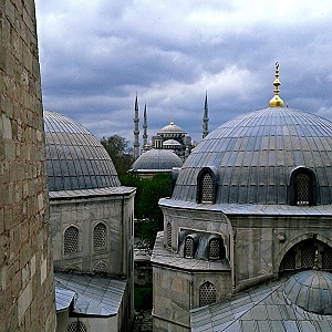 İstanbul Ayasofya Müzesi'nden Sultan Ahmet Cami Görünümü